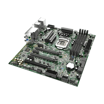 Computer Motherboard on Transparent Background png