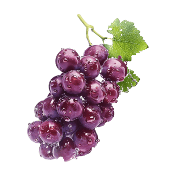 Grapes Explosion on Transparent Background png