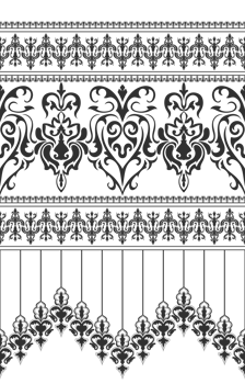 black damask pattern for fabric pattern png
