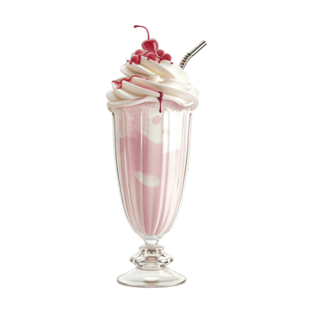 Strawberry Shake on Transparent Background png