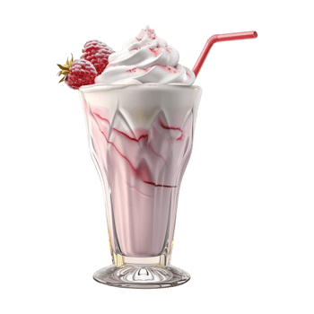 Strawberry Shake on Transparent Background png