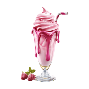 Strawberry Shake on Transparent Background png