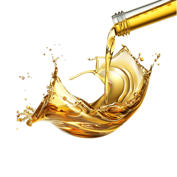 Oil Dripping From Bottle on Transparent Background png