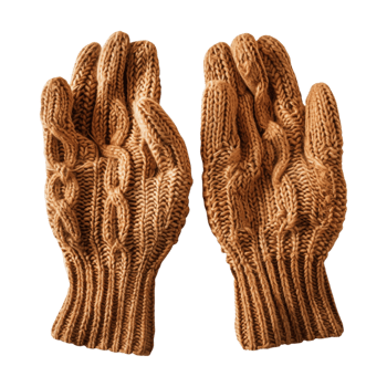 Winter Gloves on Transparent Background png