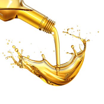 Oil Dripping From Bottle on Transparent Background png