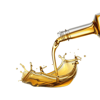 Oil Dripping From Bottle on Transparent Background png