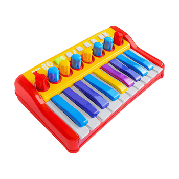 Small Piano Toy on Transparent Background png