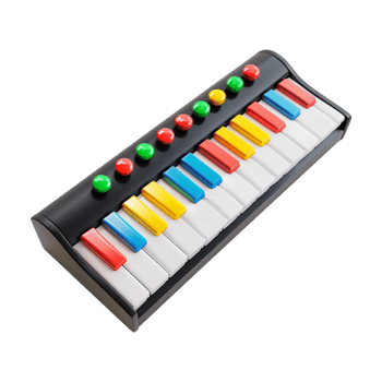 Small Piano Toy on Transparent Background png