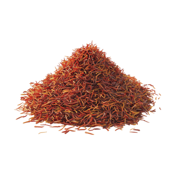 Stack of Red Saffron on Transparent Background png