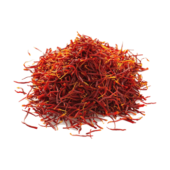 Stack of Red Saffron on Transparent Background png