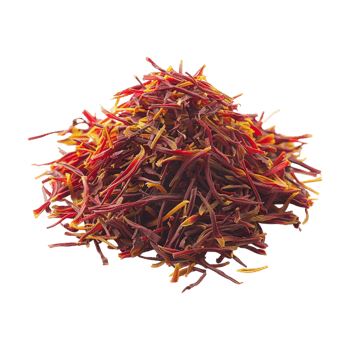 Stack of Red Saffron on Transparent Background png