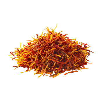 Stack of Red Saffron on Transparent Background png