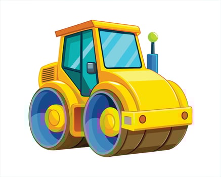 Construction vehicle concept illustration vector