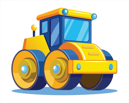 Construction vehicle concept illustration vector