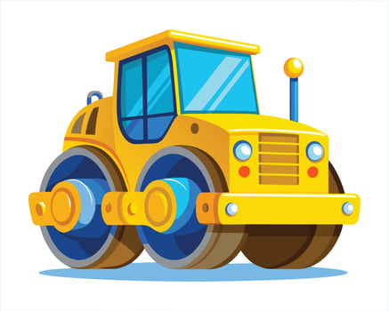 Construction vehicle concept illustration vector