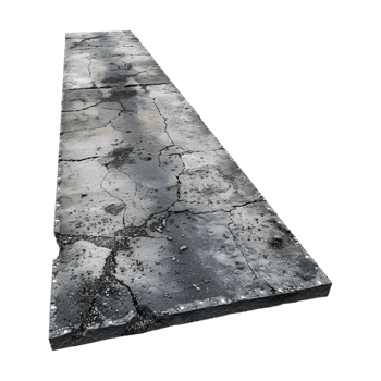 Asphalt Road on Transparent Background png