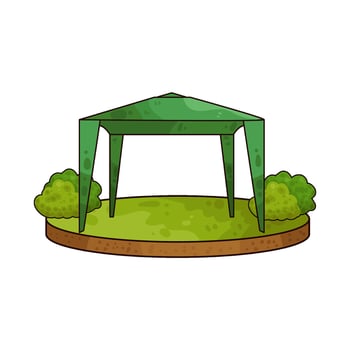 Illustration of canopy vector