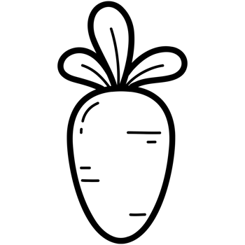Carrot vegetable doodle png