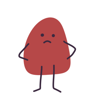 Silly Blob illustration png