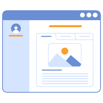 Cute UI illustration png