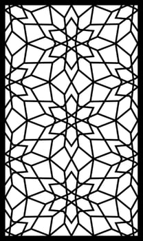 Geometric and simple pattern for panel, background, and cutting art vector