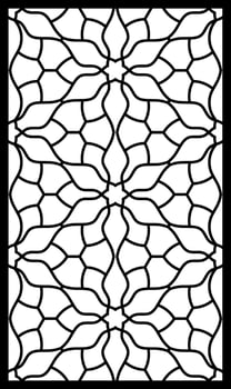 Geometric and simple pattern for panel, background, and cutting art vector