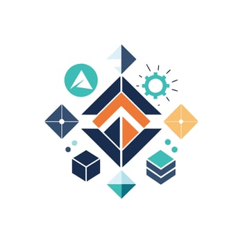 Creative and Elegant Minimalistic Logo Design for Technology and Software Company vector