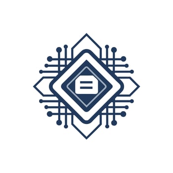 Creative and Elegant Minimalistic Logo Design for Technology and Software Company vector