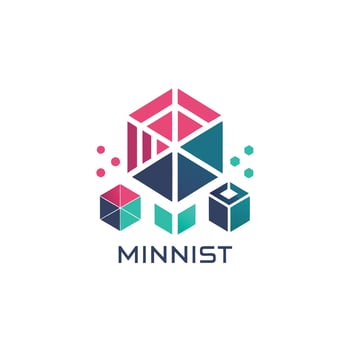 Creative and Elegant Minimalistic Logo Design for Technology and Software Company vector
