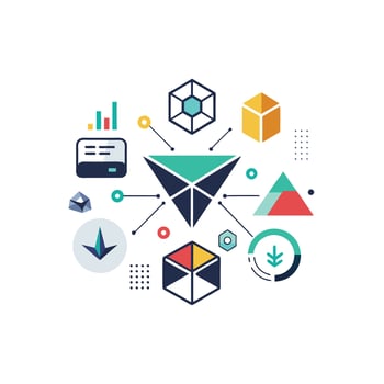 Creative and Elegant Minimalistic Logo Design for Technology and Software Company vector