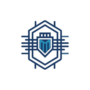 Creative and Elegant Minimalistic Logo Design for Technology and Software Company vector