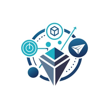Creative and Elegant Minimalistic Logo Design for Technology and Software Company vector