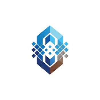 Creative and Elegant Minimalistic Logo Design for Technology and Software Company vector