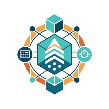 Creative and Elegant Minimalistic Logo Design for Technology and Software Company vector