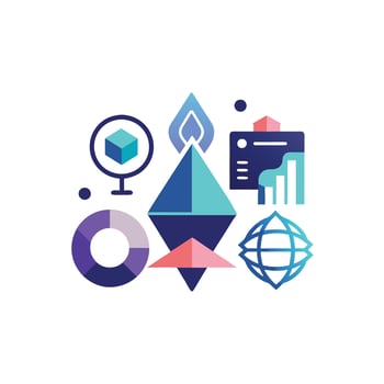 Creative and Elegant Minimalistic Logo Design for Technology and Software Company vector