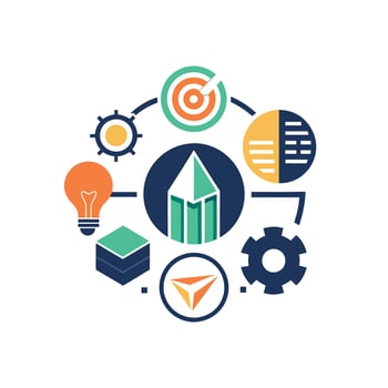 Creative and Elegant Minimalistic Logo Design for Technology and Software Company vector