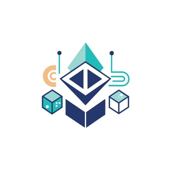 Creative and Elegant Minimalistic Logo Design for Technology and Software Company vector