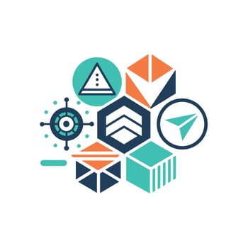 Creative and Elegant Minimalistic Logo Design for Technology and Software Company vector