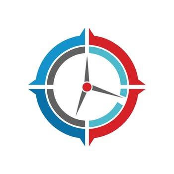 Creative and Elegant Minimalistic Logo Design for Technology and Software Company vector