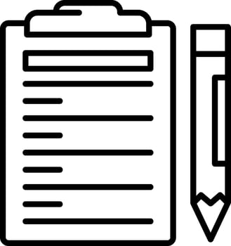 Test Exam Icon vector