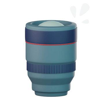 3d lens icon png