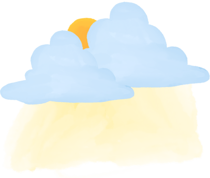 Blue Cloud sky clipart png