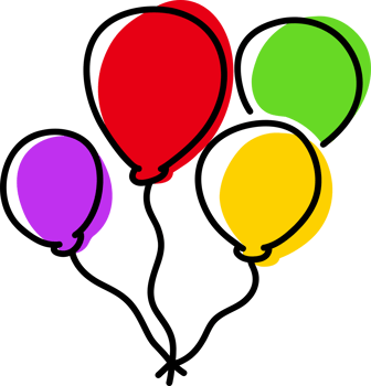 handdrawn balloon doodle illustration png