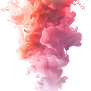 Colorful Smoke Cloud on Transparent Background png