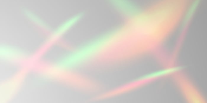 Multicolored light effect and zigzag ribbons falling from above on streamer, tinsel vector