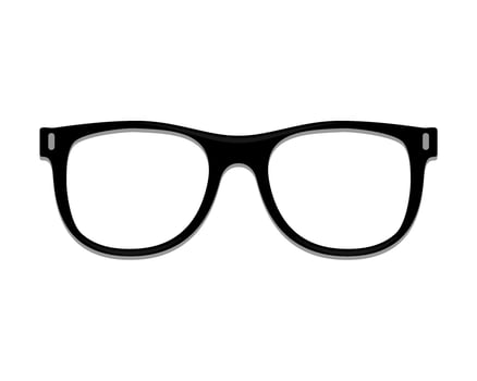 Vintage Eyeglasses Icon vector