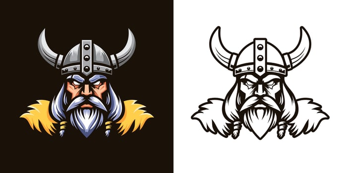 Viking Mascot Illustration vector