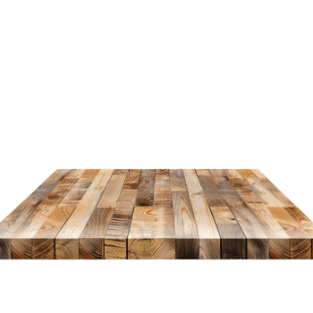 Wooden Table Isolated on Transparent Background png