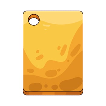 Illustration of cutting board vector