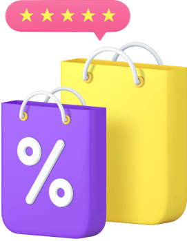 Best seller shopping sale discount special offer marketing promo 3d icon png